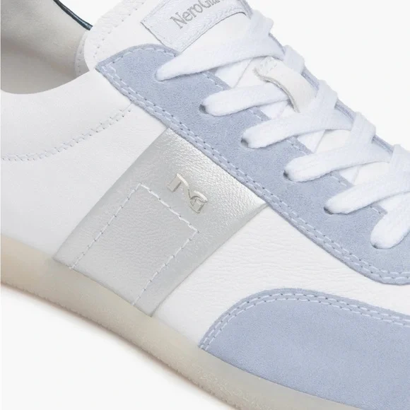 Nero Giardini Mixed Leather Low-Top Sneakers - Picture 5 of 5